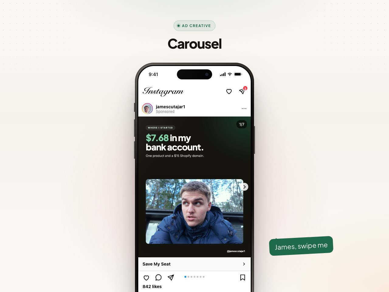 Carousel preview